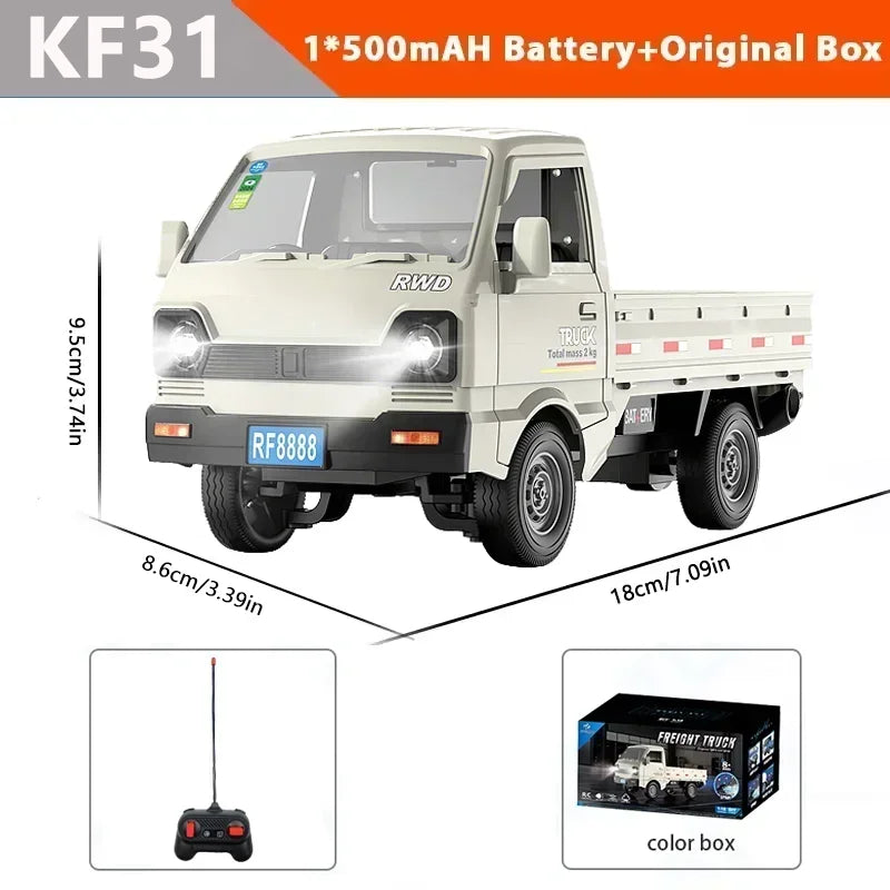 1:16 Scale 4×4 RC Car K31 2.4G Alloy Remote-Controlled Climbing Truck Drifting Electric Toys Model Boy Childrens Christmas Gifts