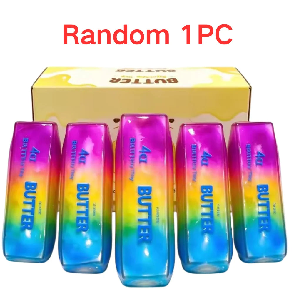 Rainbow Building Blocks Butter Stick Squishy Fidget Toy Crunchy Squeeze Stress Ball ASMR anti Stress Release Hand Gift Toy