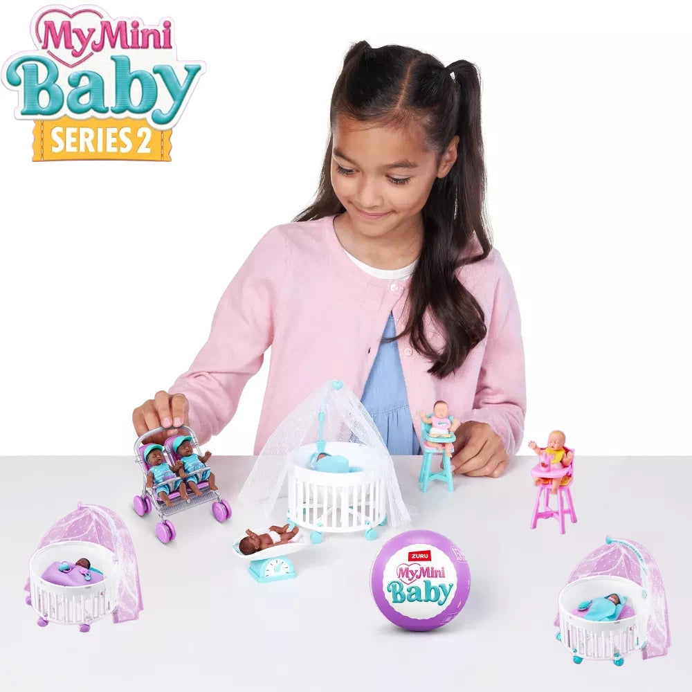Zuru Surprise Doll Surprise Series2 My Mini Baby Collectible Mystery Capsule 5 Mystery Toys Collectibles Miniature Novelty Toys