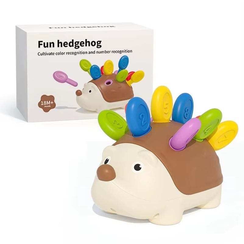 Montessori Baby Hedgehog Toys Concentration Training Education Toys Fine Motor Sensory Educational Toy for Kids Birthday Gifts